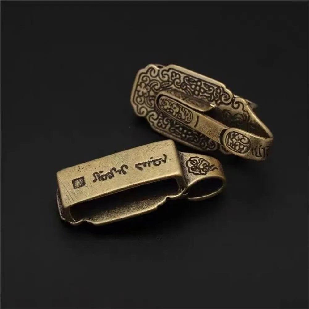 Fancy Pants Brass Keychain Belt Hook