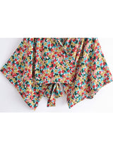 Ida's Floral Kimono Wrap Top