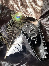 Pirate Hats Vintage Skull Feather Triangle Hats Halloween CosPlay Pirate Top Hat
