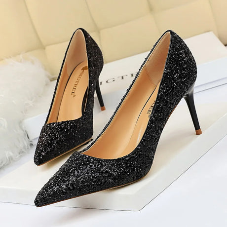 Magical Glittery High Heels in EIGHT Colours