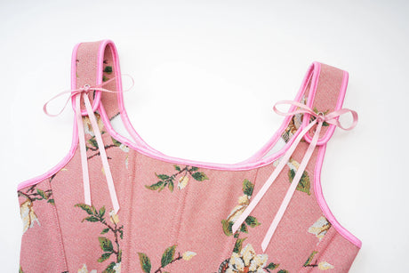 Maiden Fiora's Vintage Floral Overbust Corsets