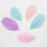 Fifty 4-8cm Floating Head Goose Feathers DIY Crafts and Jewellery Making