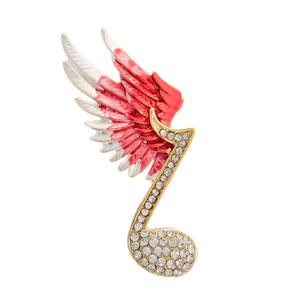 Music Gives Me Wings Brooches