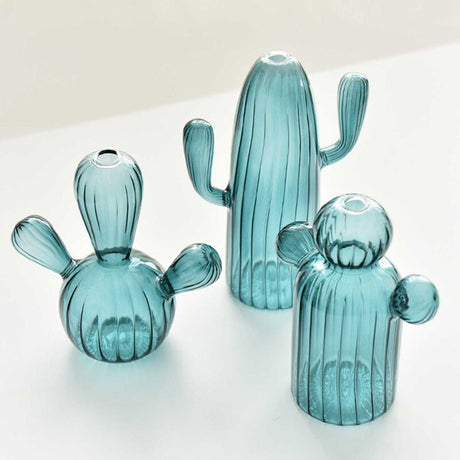 Cactus Glass Vase Hydroponics Plant Vase