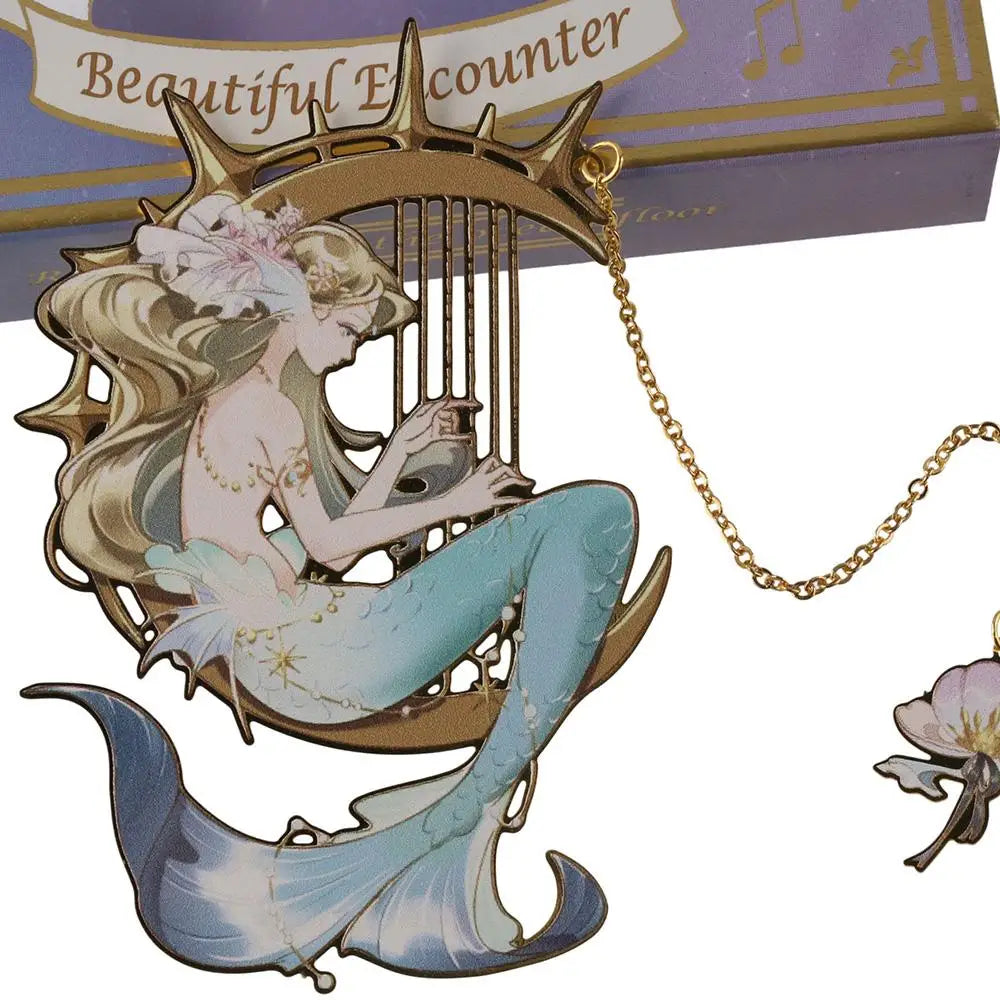 Mermaid Metal Bookmark for the Book Lover