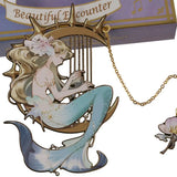 Mermaid Metal Bookmark for the Book Lover