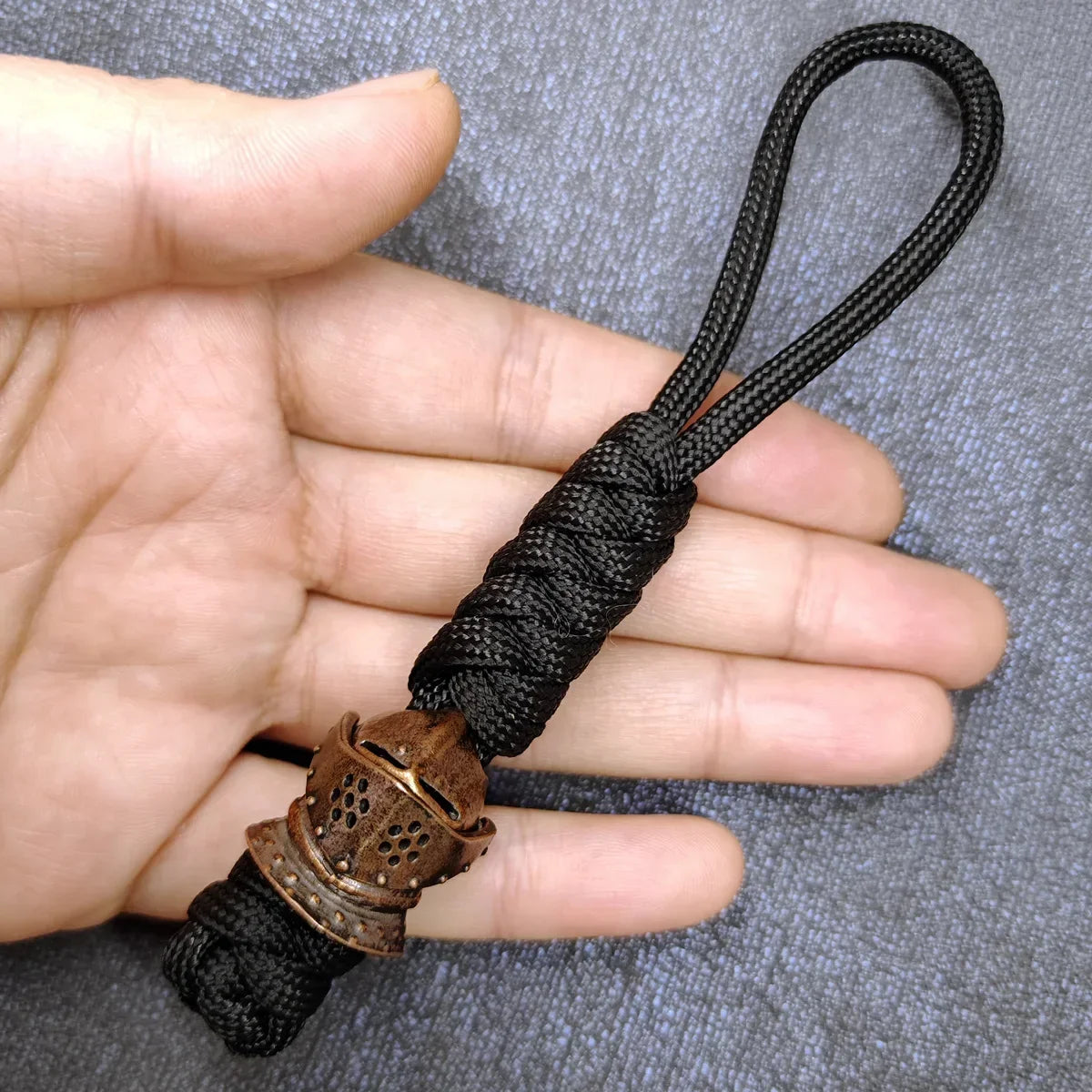 Warriror Helmets Paracord Beads Lanyard Dreadlock Beard Bead