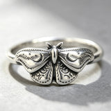 Luna Moth Ring