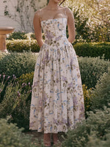 Olivietta's Floral Print Midi Sundress