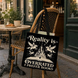 Fantasy Readers Society Canvas Totes B-Bag Storage Bags Large Capacity Shopping Bag