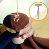 Wooden Darning Tool Kit Mushroom Darner DIY Handicraft Mending Tool Set