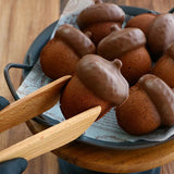 Acorn Shaped 6 Cavity Non-Stick Baking Pan Heavy Carbon Steel Biscuit Cake Chocolate Madeleine Tray