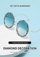 Diamond Moon Fun Glasses Sunglasses