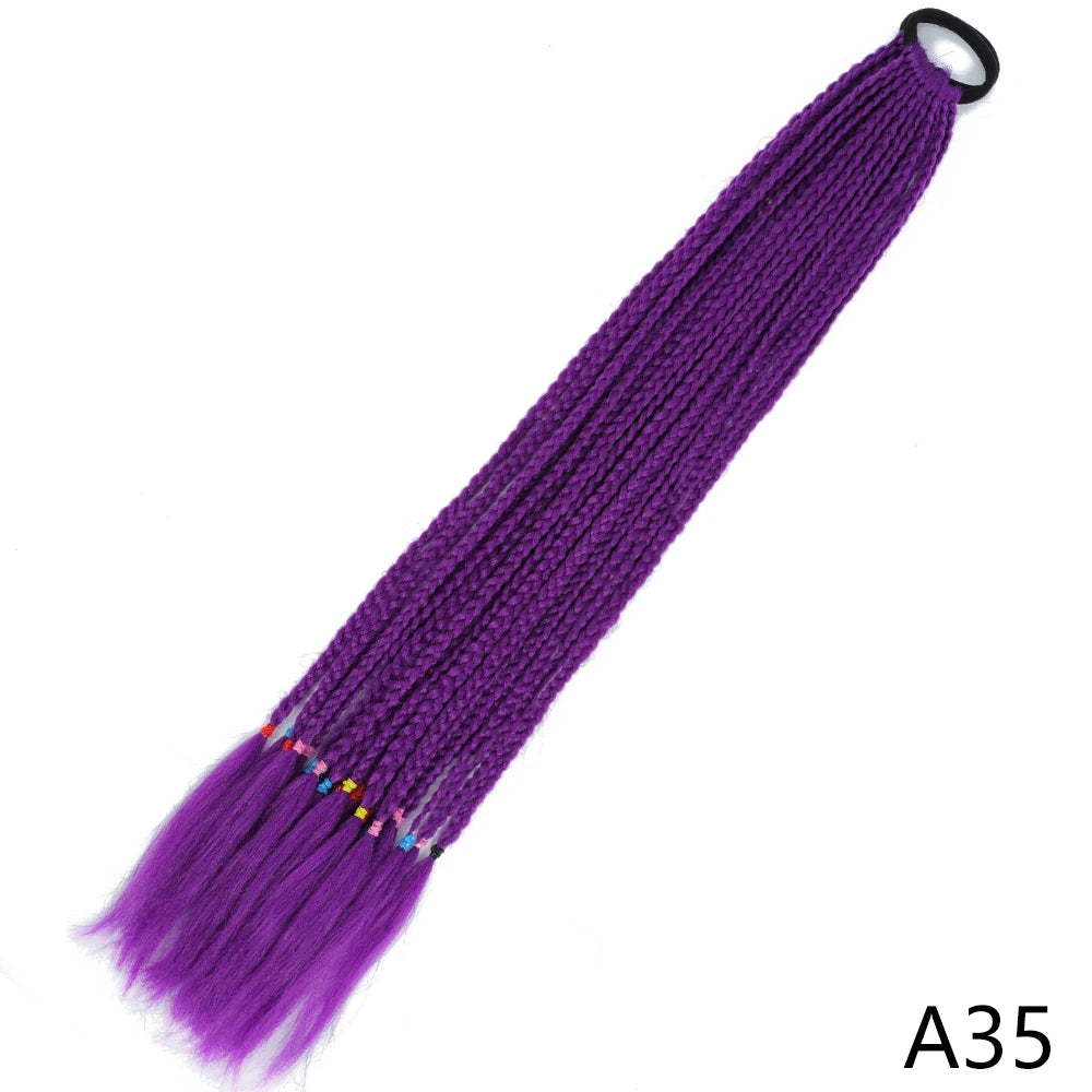 Long Braided Ponytail Hair Extensions 60CM