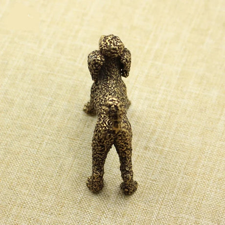 Copper Poodle Figurine Tea Pets