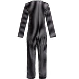 Children's Halloween Cosplay Nightmare Before Christmas Costumes Kids Girls Sally Dress Boys Skeleton Jack Clothing Set
