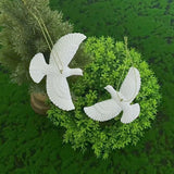 Christmas Peace Doves Tree Ornaments