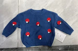 Childrens' Embroidered Mushroom Sweater