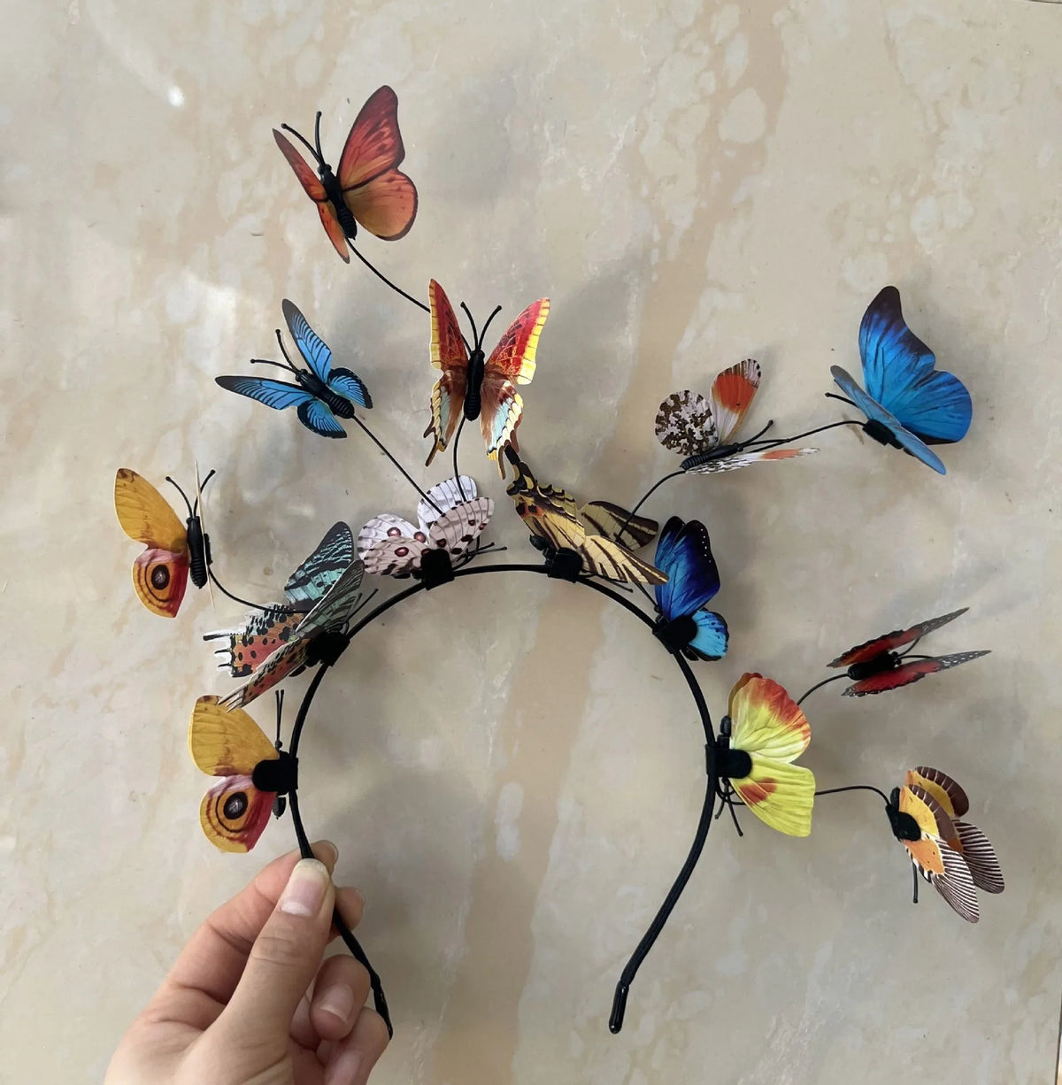 Fluttering Butterfly Headband Spring Fascinator