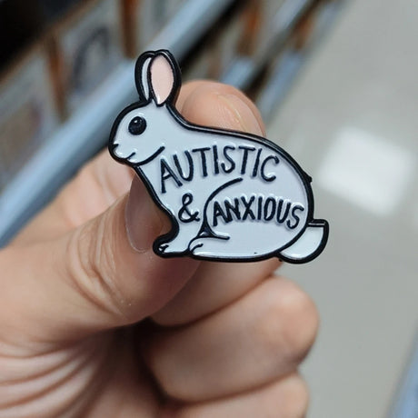 I Am Autistic Awareness Brooch Invisible Disability Badge