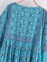 Mahleah's Boho Cotton Mini Dress Long Top