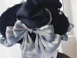 Handmade Salam Witch Hats with Ribbon Bow Gothic Lolita Cosplay Costume Accessories Halloween Hat
