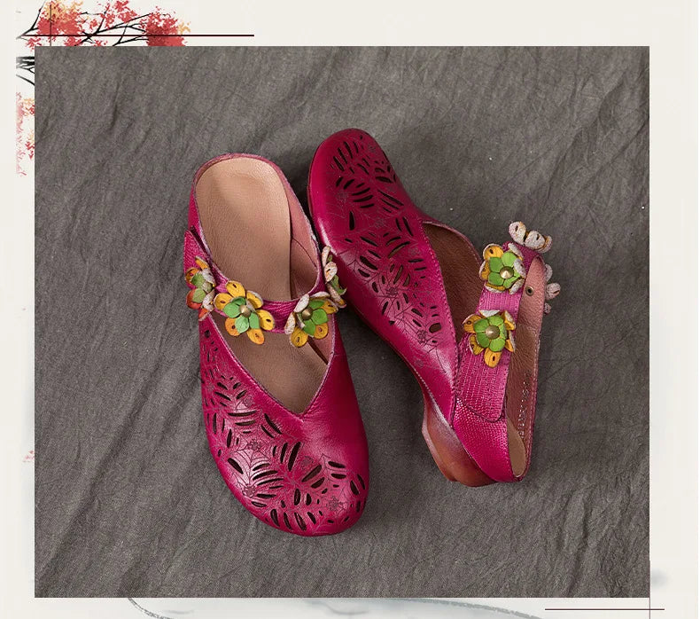 Trollkvinna Maret's Genuine Leather Moccasins Sandals