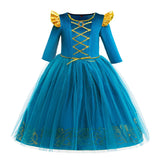 Halloween Cosplay Brave Princess Merida Dress Girls Costumes