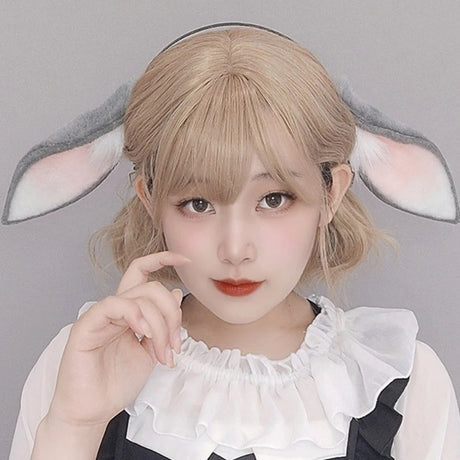 Flopsy Hare-Ear Headband Cosplay Rabbit Ears Furry Bunny Cosplay Accessories