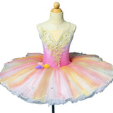 Sunrise Professional Ballet Tutu Girls Pink Tulle Ballerina Performance Dance Clothes Women Girls