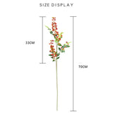 70CM Holly Branch Artificial Red Berries Christmas Ornaments DIY Xmas Decor