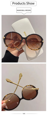 Shania's Round Sunglasses Oversized Vintage Shades