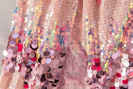 Shiny Rainbow Sequin Cloak Halloween Children's Dress Up Cape