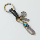 Feather Charms Key Rings