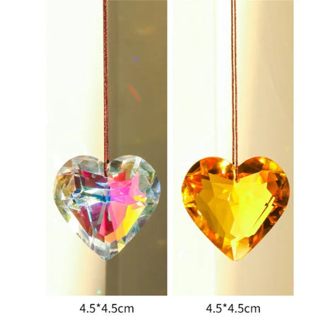 45mm Hanging Heart Sun Catcher Prism Rainbow Maker