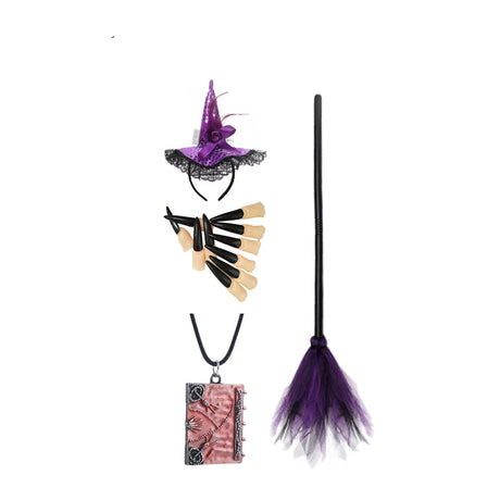 Hocus Pocus 2 Costume Girls Sanderson Sisters Children Sarah Witch Dress