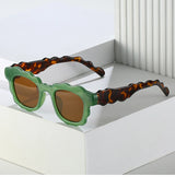 Lucy's Square Jelly Sunglasses Gradient Shades UV400