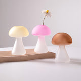 Mushroom Glass Vase Plant Hydroponic Terrarium Vase