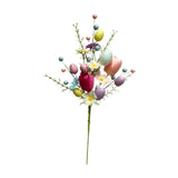 Easter Egg Stem Decorative Berries Floral Pick Bouquet