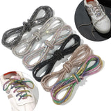 One Rhinestone Shoelace Casual Sneakers Round Shoe Laces Rainbow Diamond Cross Braiding 100/120/140/160CM