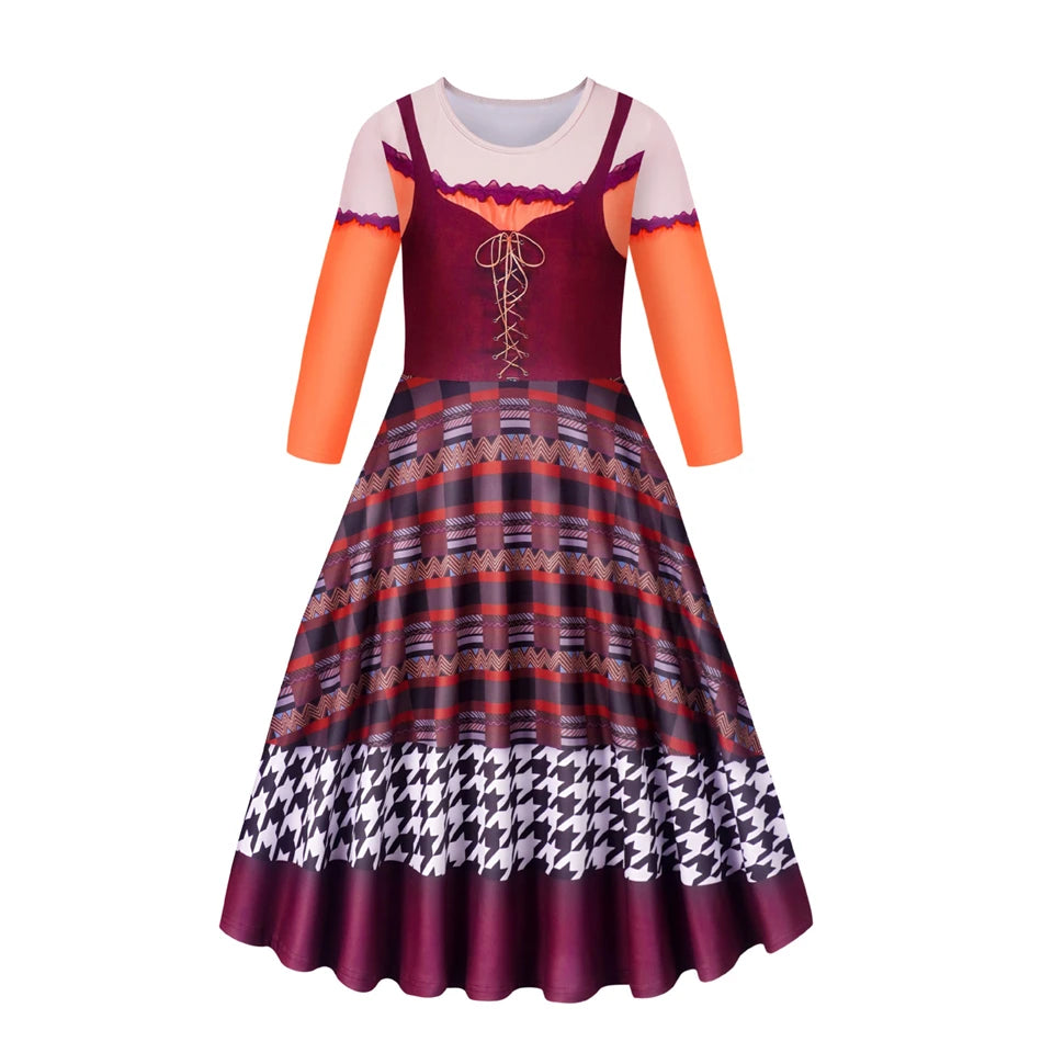 Hocus Pocus Sanderson Sisters Halloween Witch Cosplay Costume