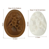 Easter Egg Silicone Mould Half Chocolate Egg DIY Baking Tool