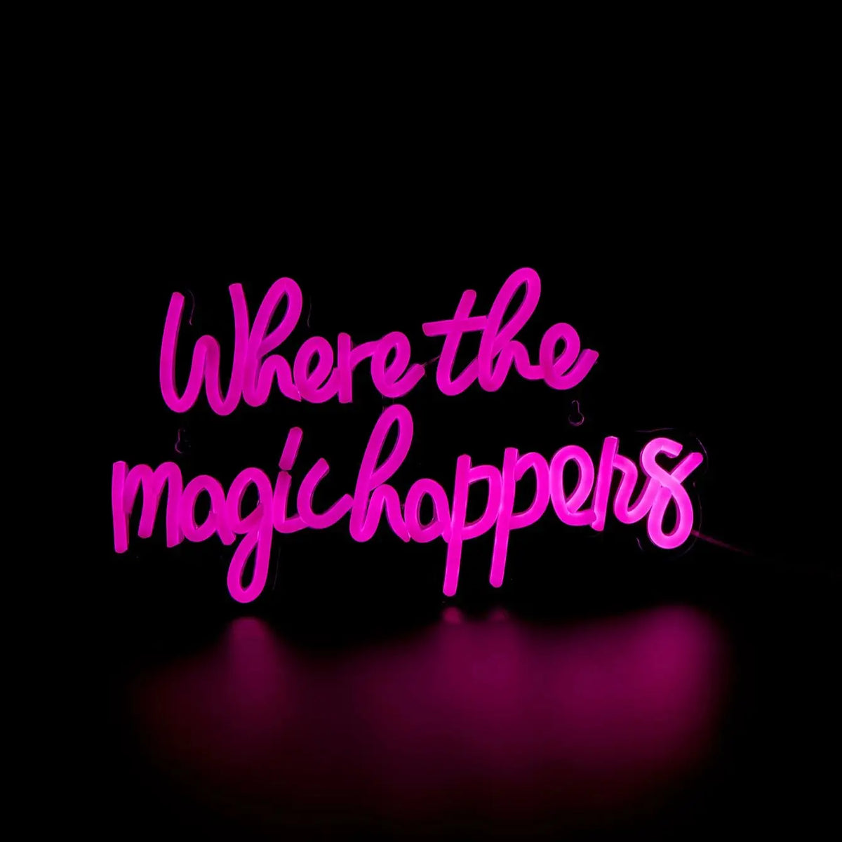 LED Neon Signs Where The Magic Happens USB Decor Lamp