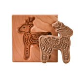 Wooden Shortbread Mould Cookie or Clay Embossing Moulds