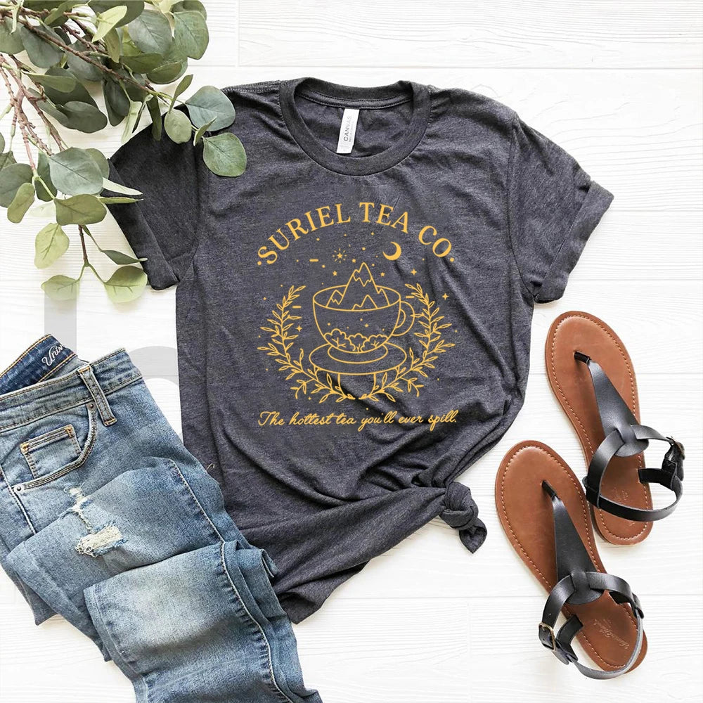 Suriel Tea Co T-Shirt Velaris A Court of Thorns and Roses Book Lover Tee