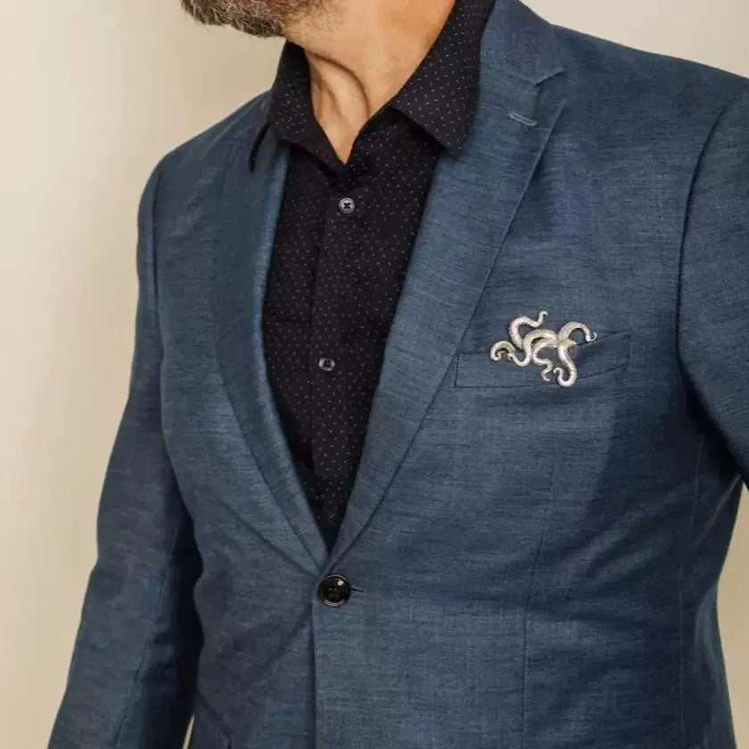 Ridiculously Fun Suit Pocket Brooches