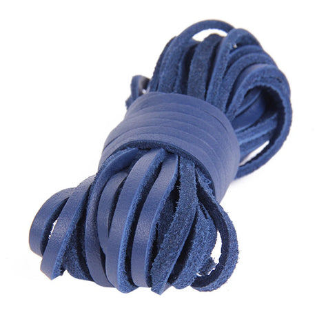 5 Meters Flat Genuine Leather Cord Strip Leather Coloured Ribbon Leather Jewellery Making