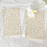 Golden Body Glittery Gem Stickers DIY Face Jewels Stickers