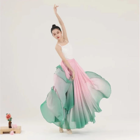 Fleur's Gradient 720 Degree Flamenco Dance Skirts