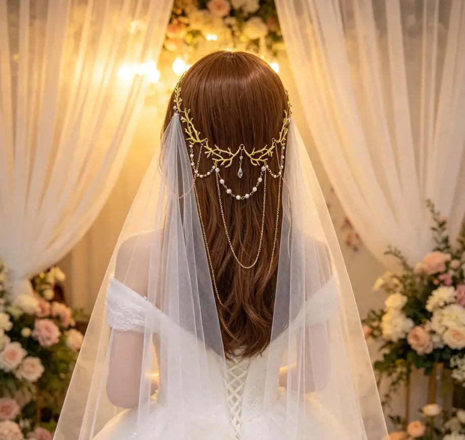 Forest Woodland Fairycore Hairchain
